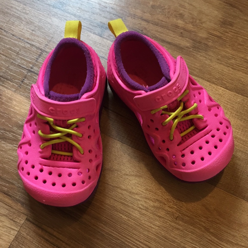 Toddler size 6 Croc shoes